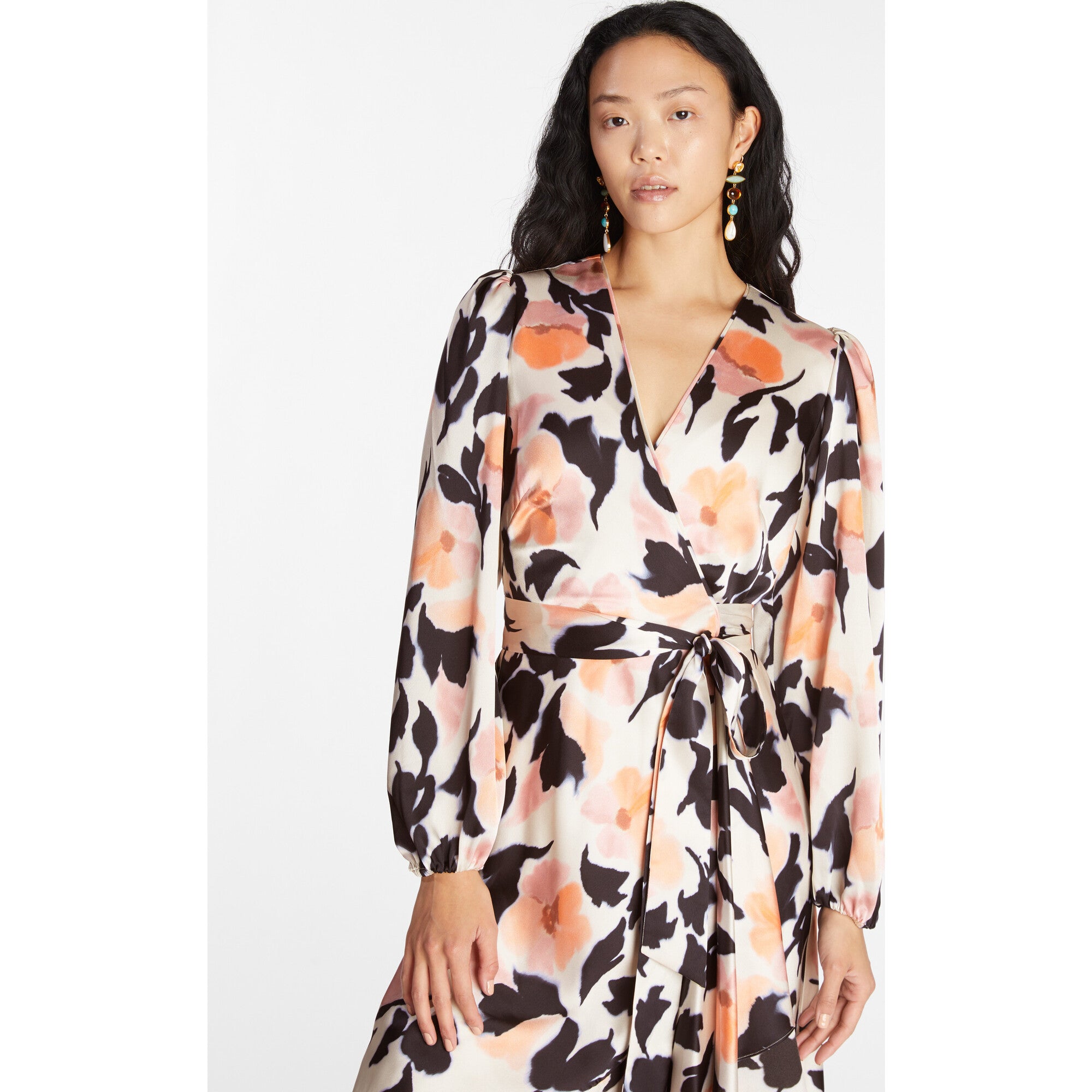 Women's Long Sleeve Blaire Dress, Florals