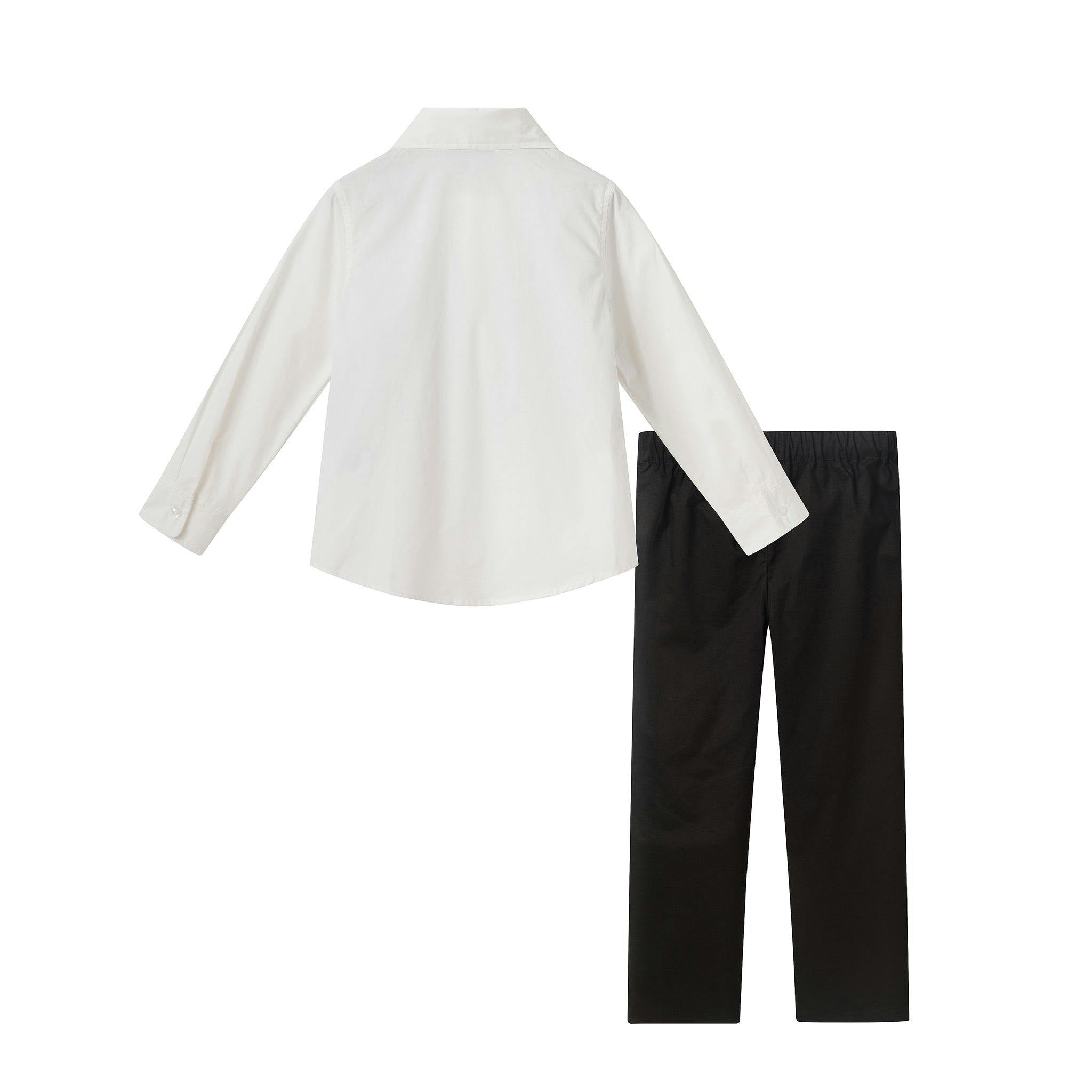 Kids 3-Piece Dapper-in-a-Dash Vest Set | Black