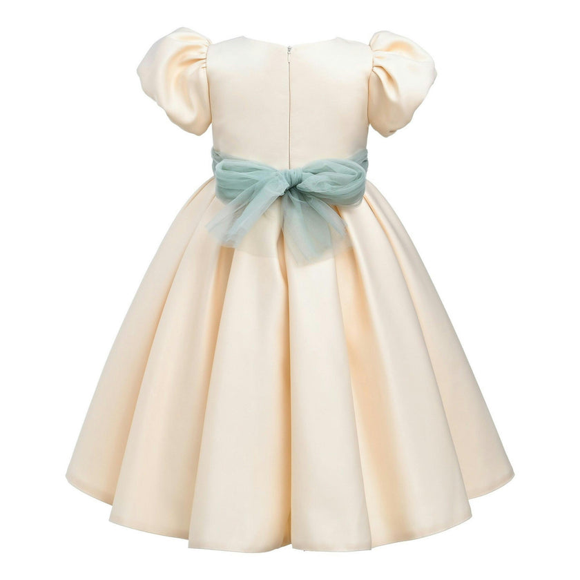 Ivory Easton Teacup Belt Dress