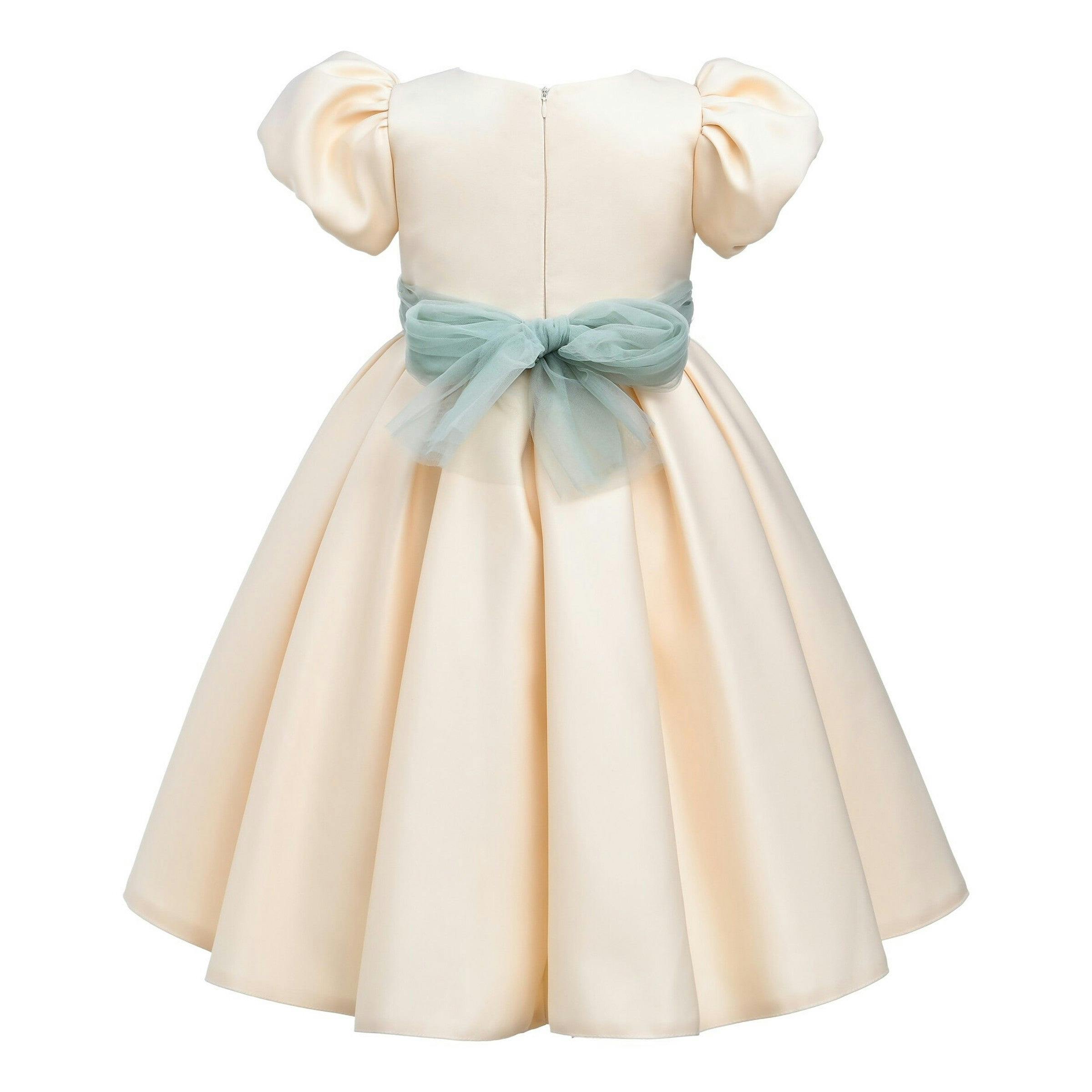 Ivory Easton Teacup Belt Dress
