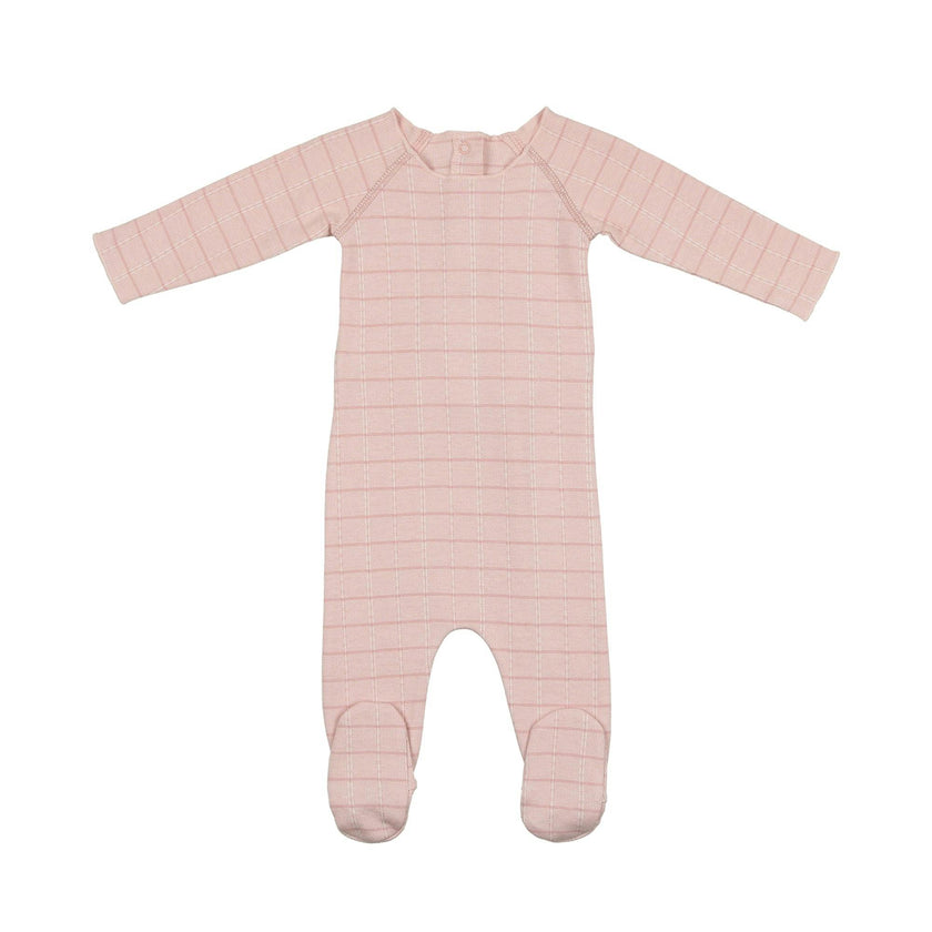 Raglan Sleeve Striped Footie