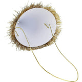 Golden Girl Mini Gold Fringe Party Hats Set