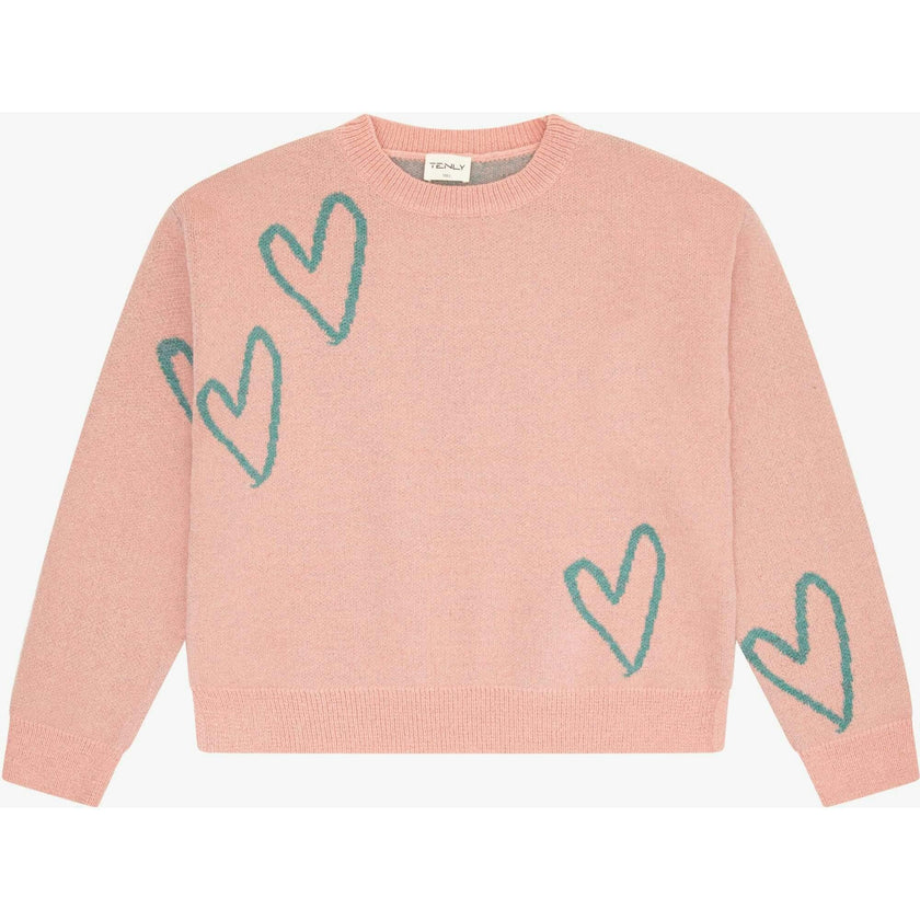 Tenly Boxy Hearts Sweater