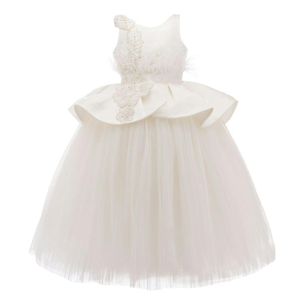 Ivory Belridge Floral Cascade Dress