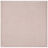 Knit Stitch Garter-Edge Cotton-Blend Blanket