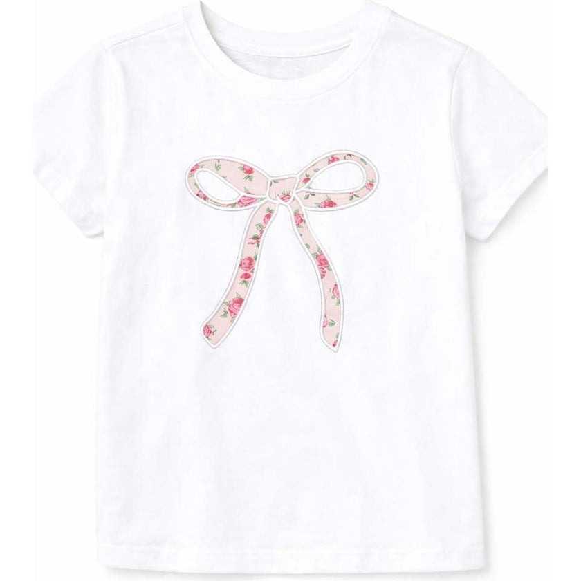 Bow T-Shirt in Petite Rose