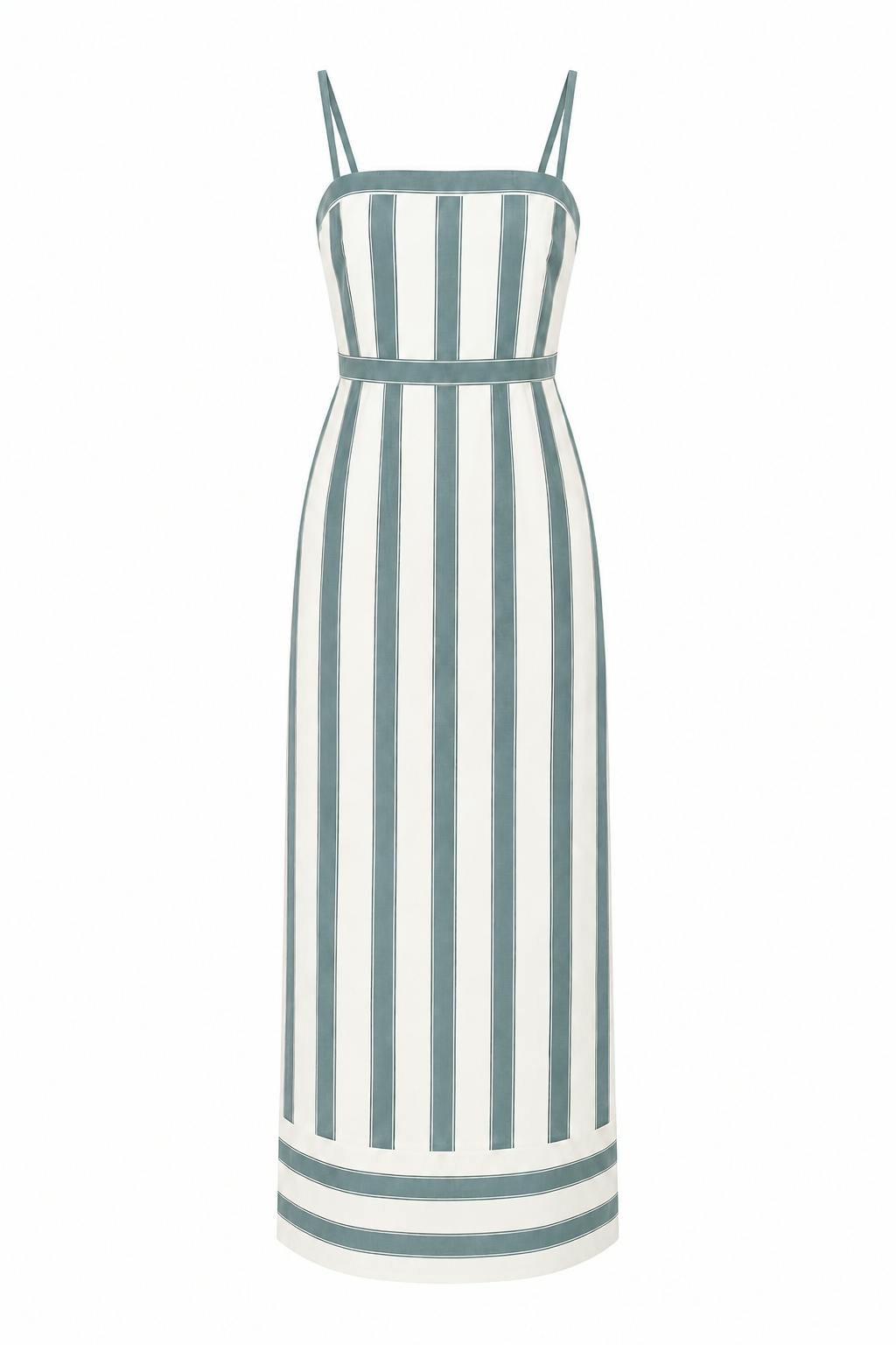 Penelope Heirloom Stripe Midi Dress