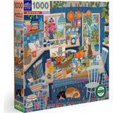 Piece and Love Blue Kitchen 1000 Piece Jigsaw Puzzle