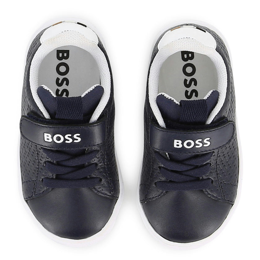 Navy Velcro Strap Sneaker