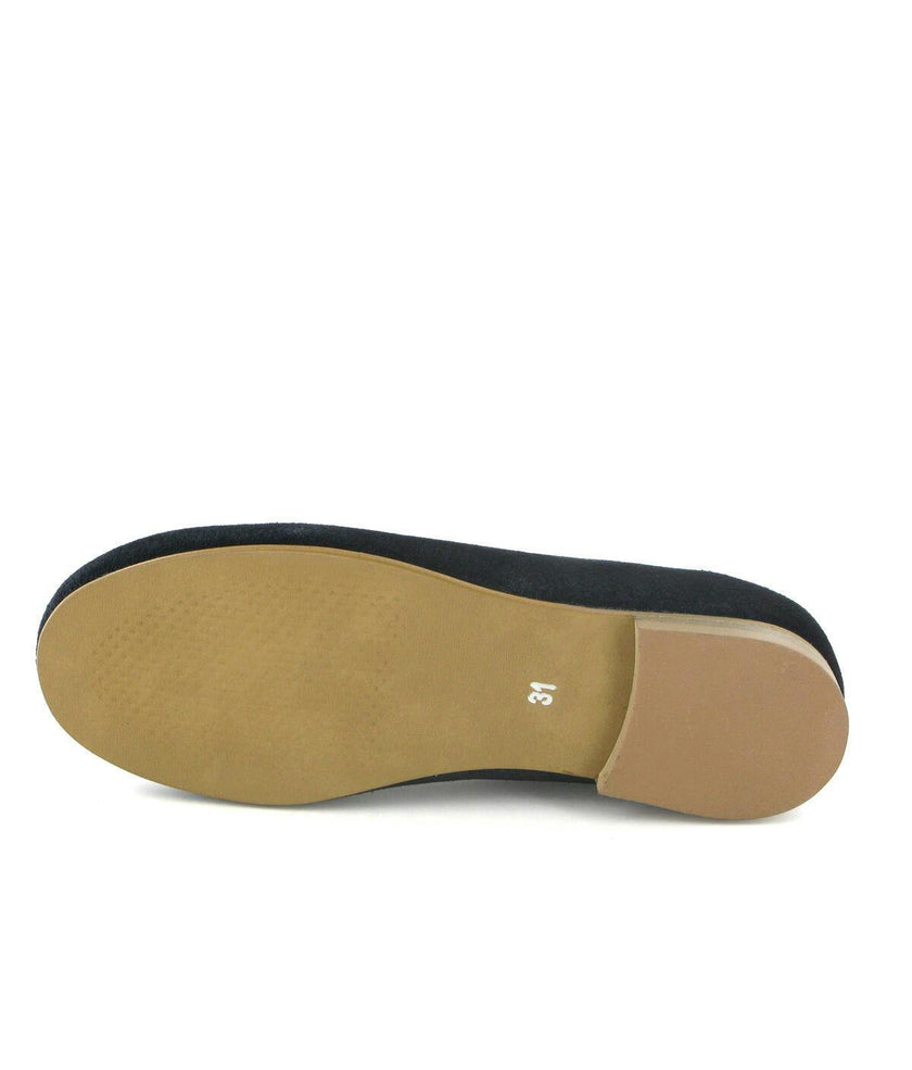 Suede Ballerinas, Dark Blue