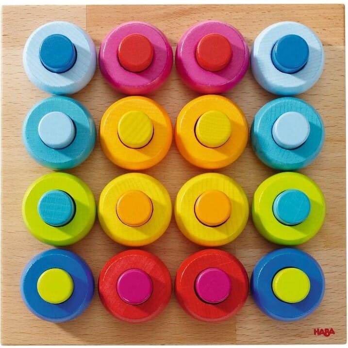 Rainbow Whirls Pegging Game