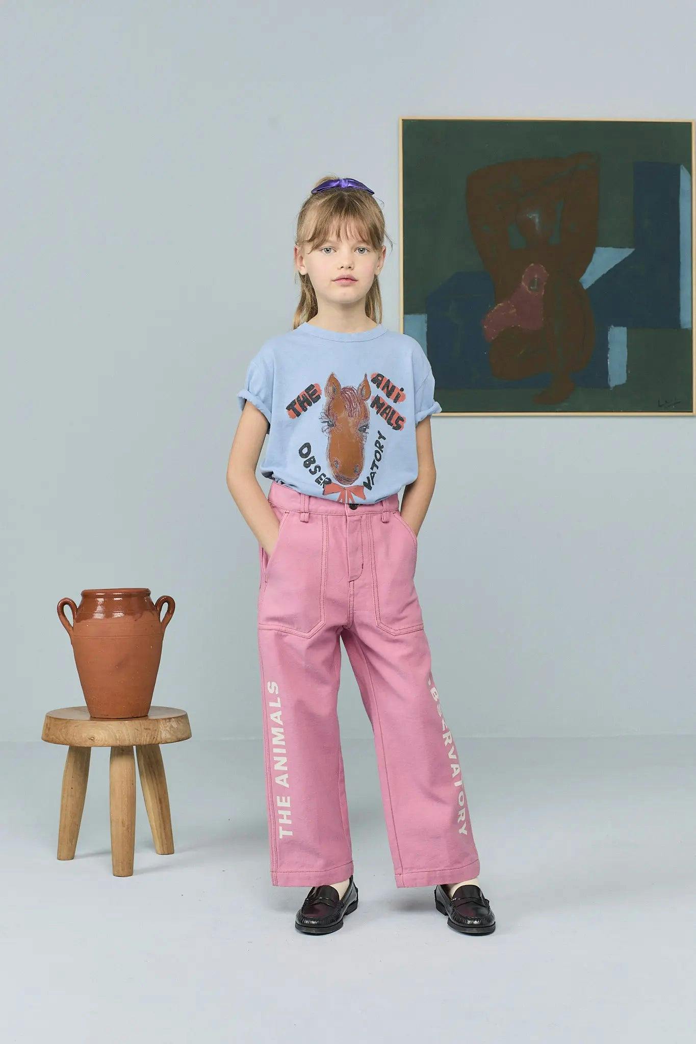 Dusty Blue Rooster T-shirt