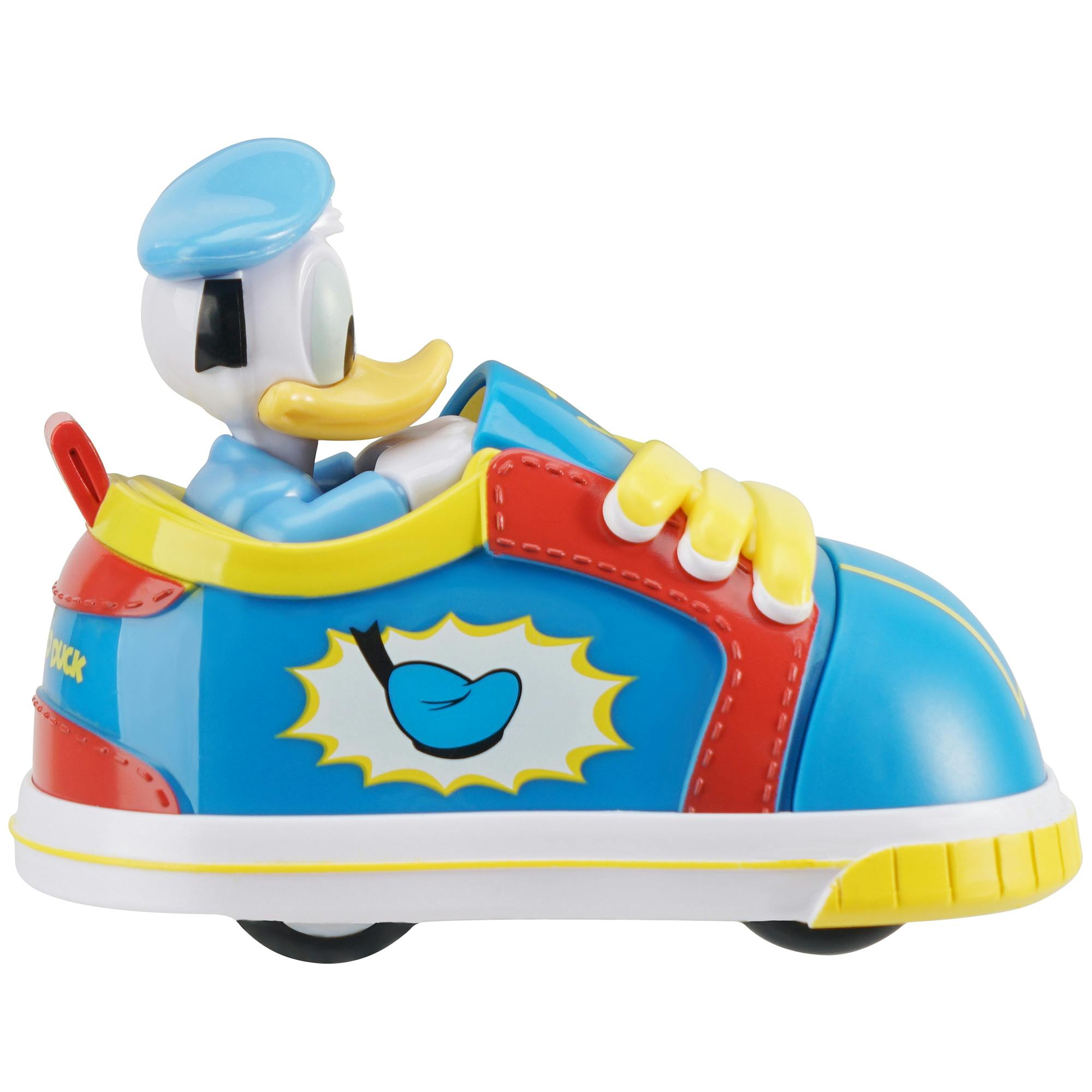 Disney Jr: Kicks Pull-Back Vehicles - 3 Pack (Donald, Goofy, Pluto)