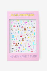 Just Being Cute Nail Stickers By Vyolet Jin