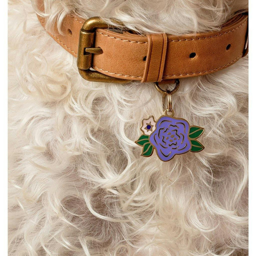 Wild Flower Pet ID Tag