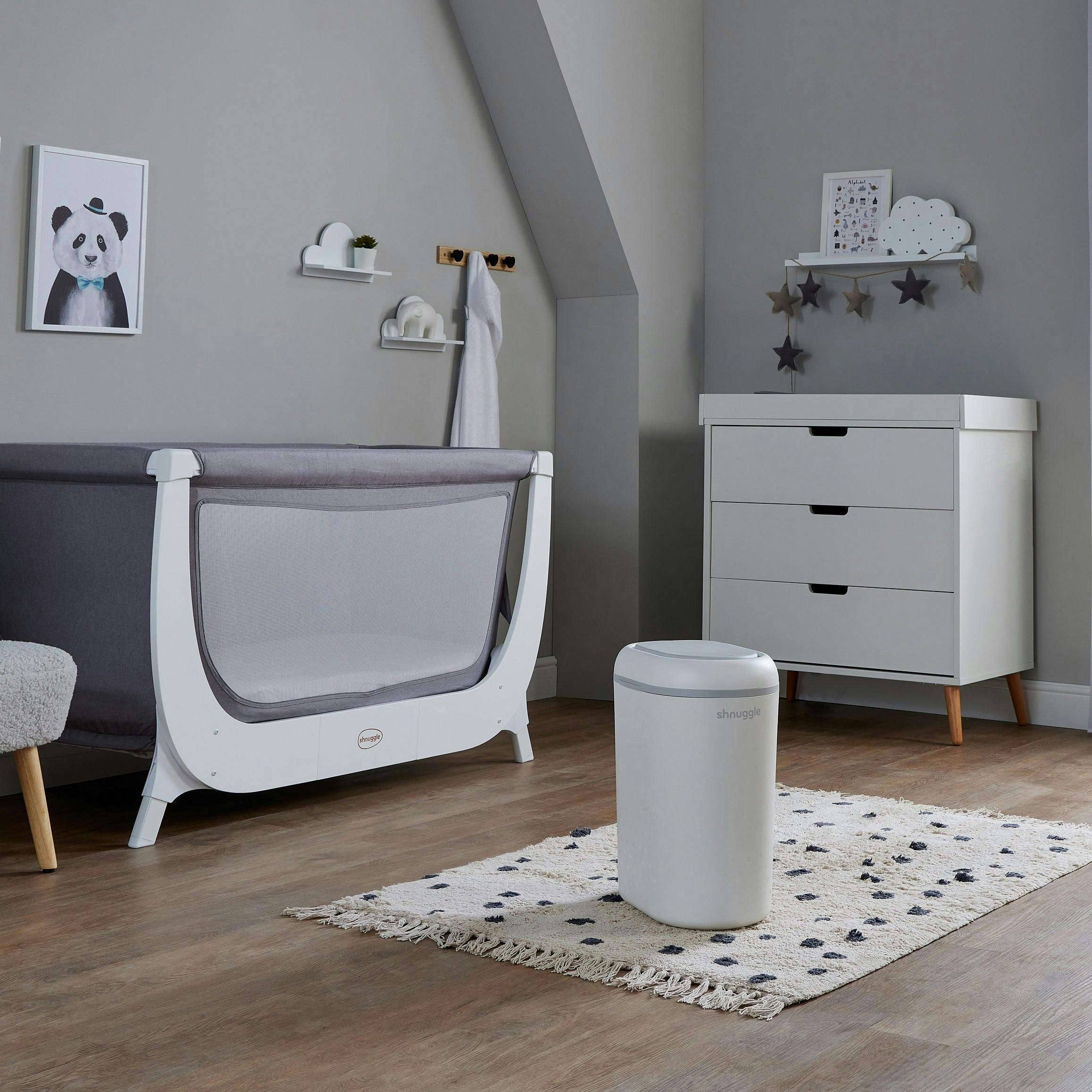 Shnuggle Eco-Touch Nappy Bin Diaper Pail