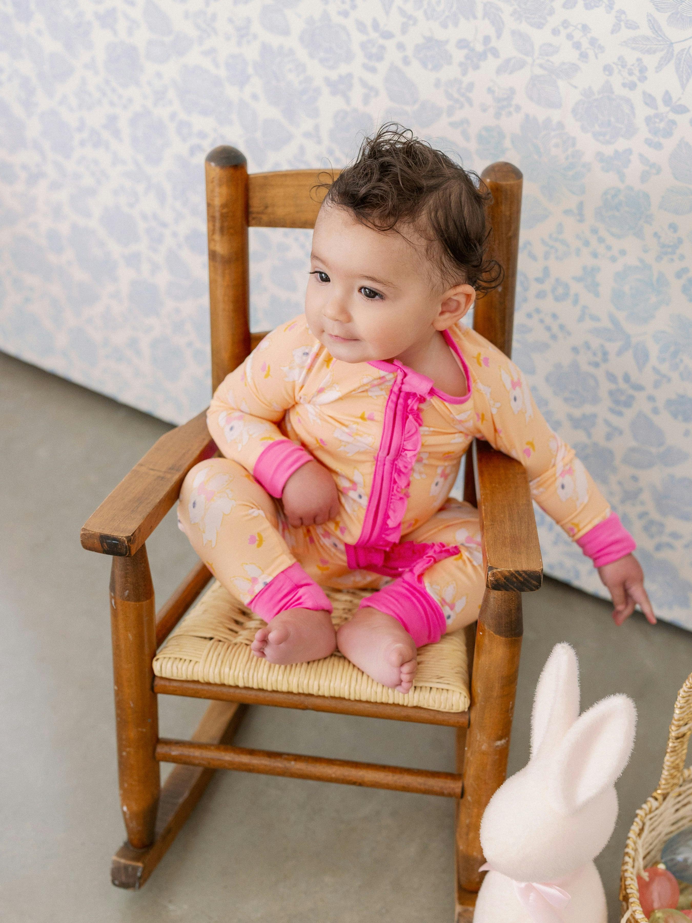 Hoppy Bamboo Ruffle Romper
