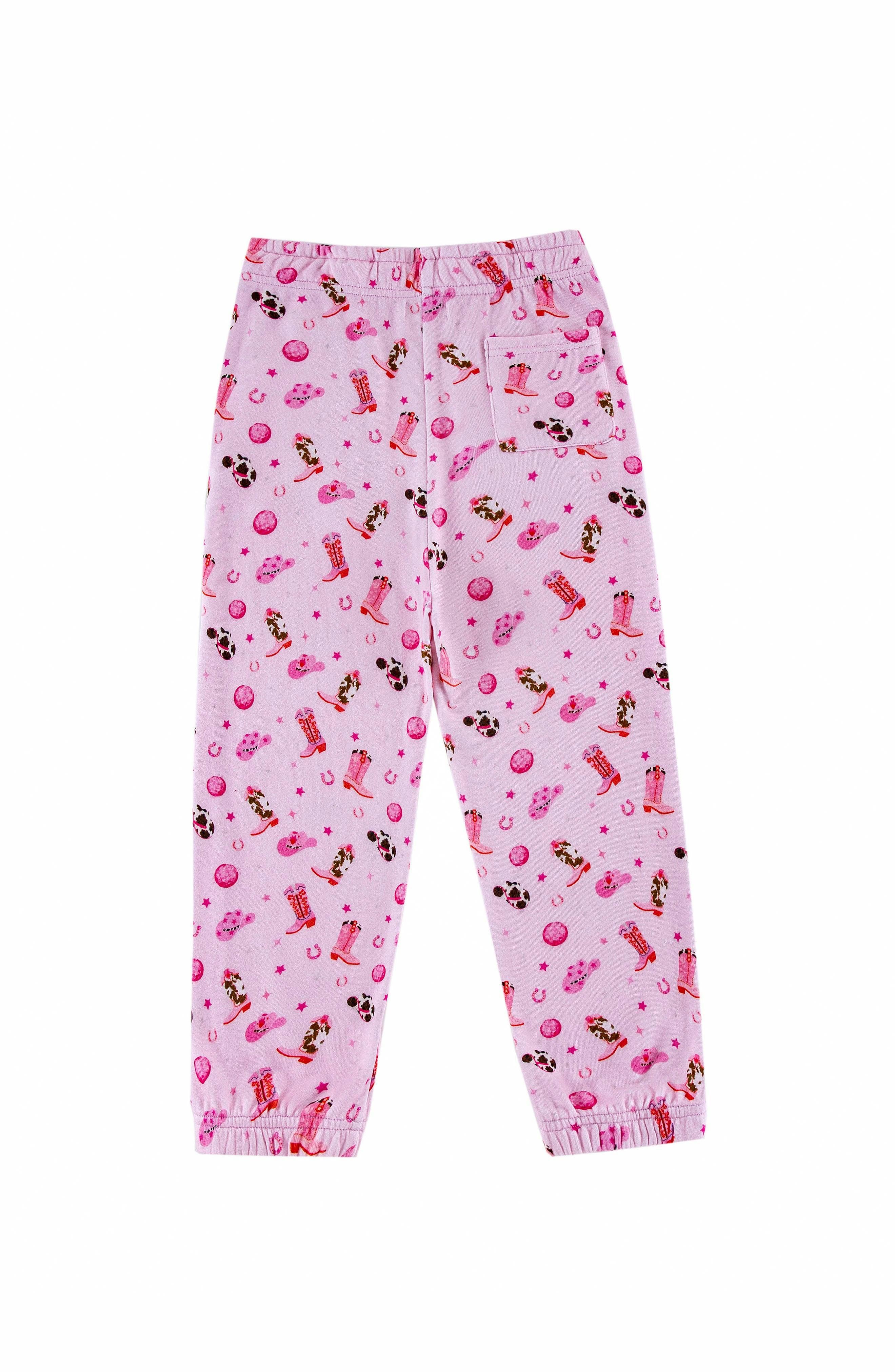 Soft Fleece Jogger, Disco Cowgirl