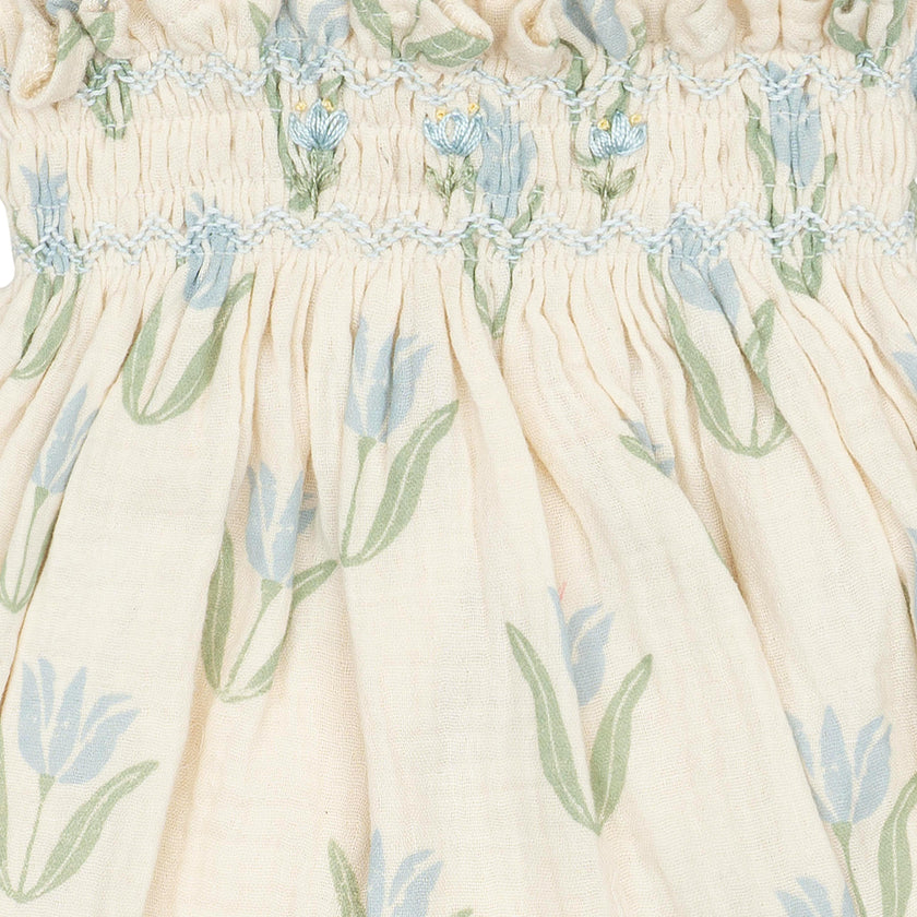 Flutter Set in Blue Tulip