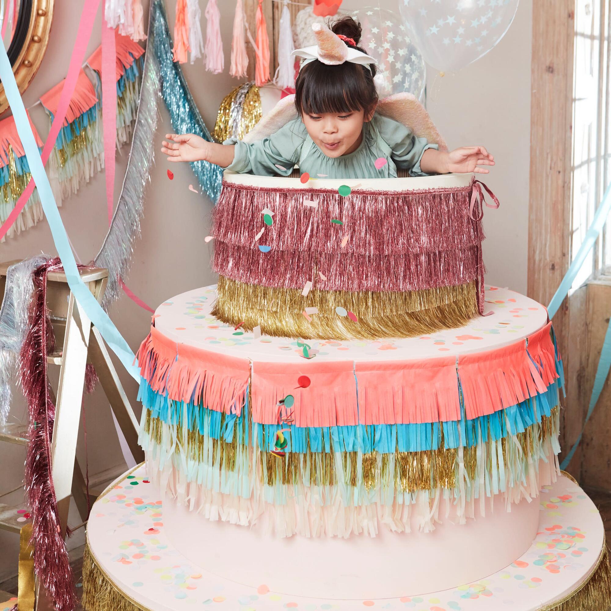 Tinsel Fringed Garlands