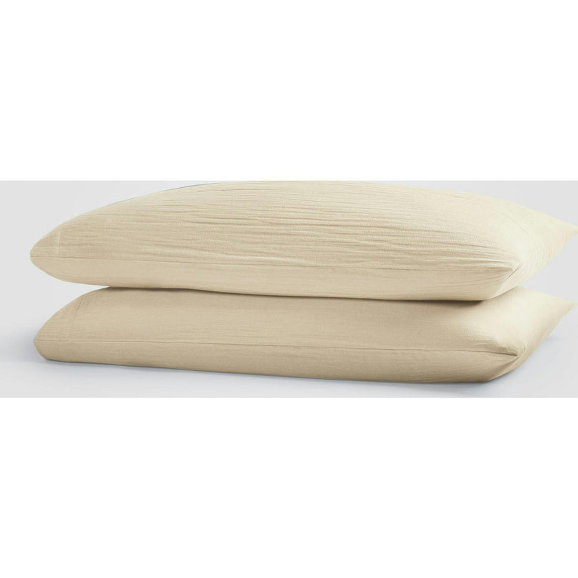 Dune Crinkled Comfort 4-Piece Sheet Set, Beige