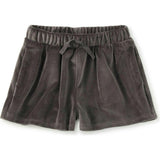 Comfy Velour Shorts, Grey