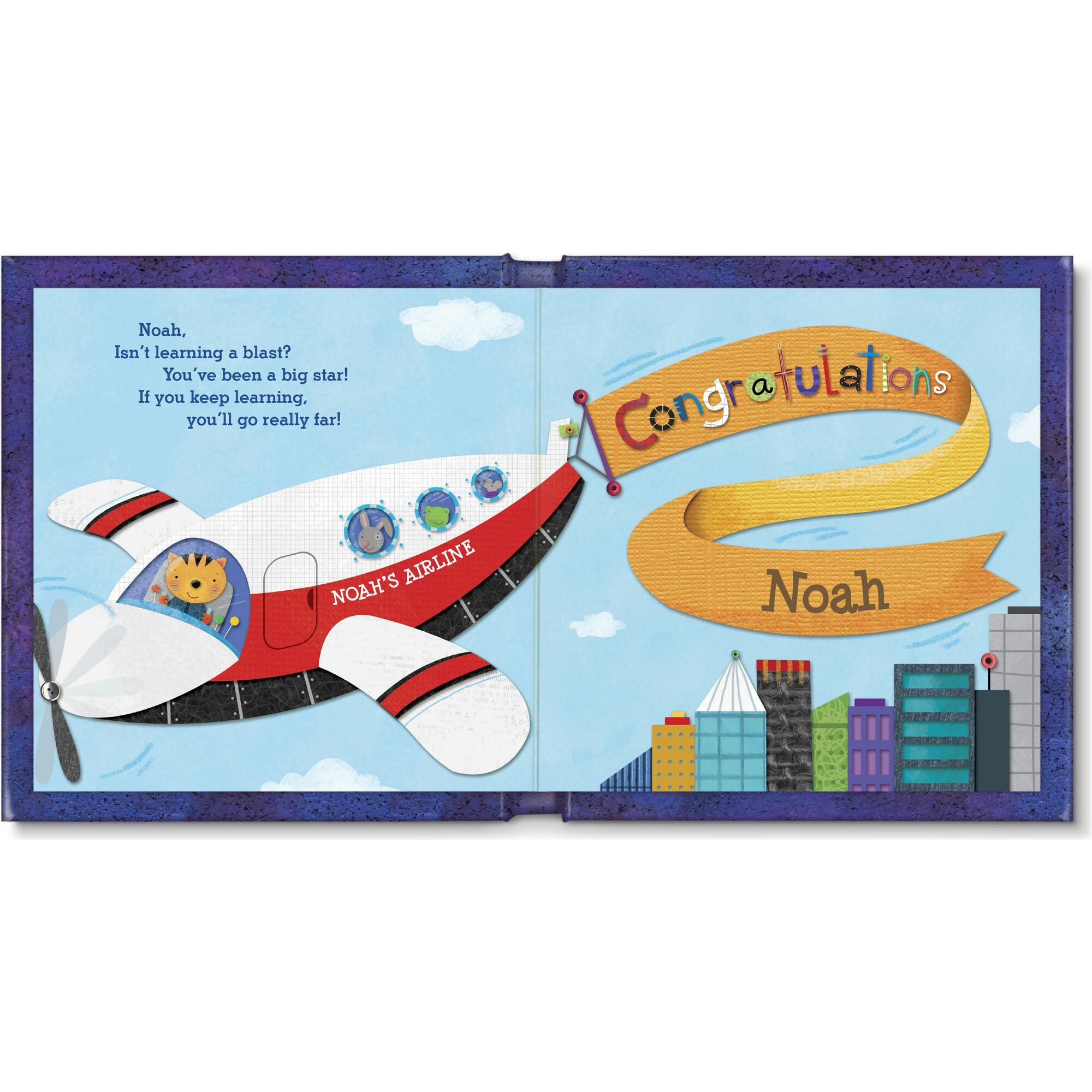 1-2-3 Blast Off With Me Personalized Board Book