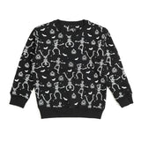 Glow In The Dark Silly Skelly Halloween Sweatshirt