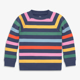 Kids sweatshirt in candy stripe