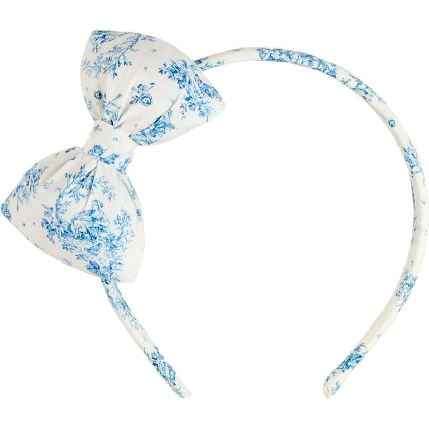 Audrey Toile Medium Bow Hairband