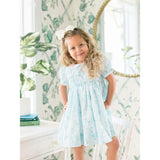 Collared Hydrangea Smocked Dress