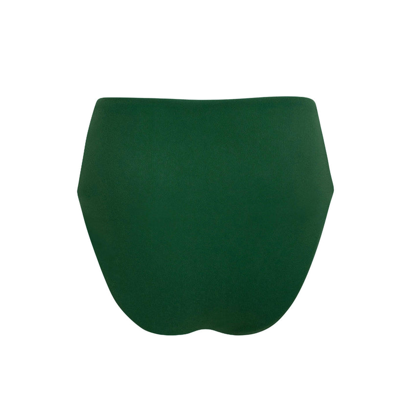 women's palma green terry high waisted bikini bottom