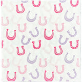 Pastel Rodeo Horseshoe Print Petite Napkins