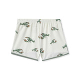 Mint Lobster Zipper Top & Swim Trunks