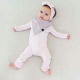 Zippered Romper, Pink