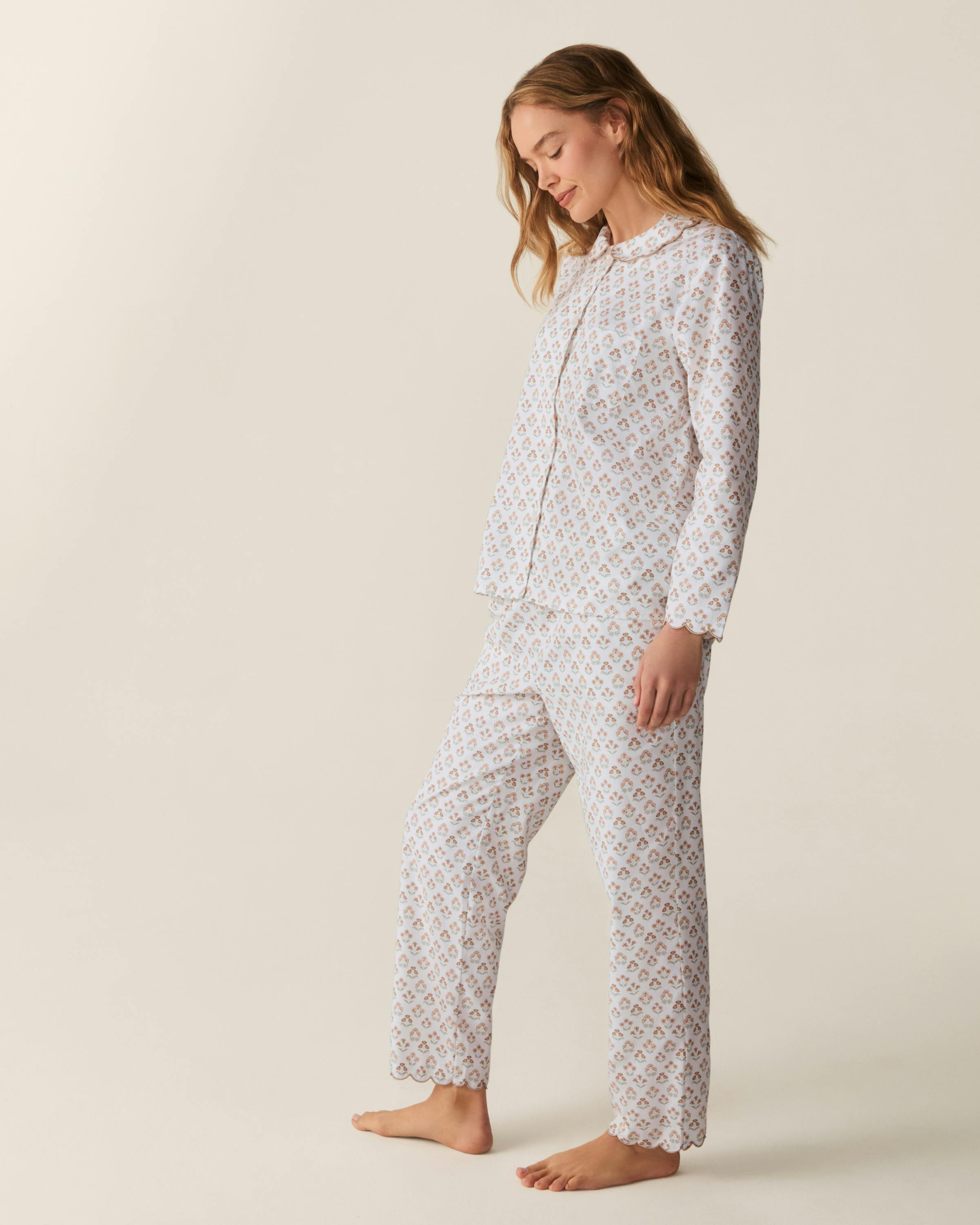 Women's Twill Colette Pajama Set in Estate Garden
