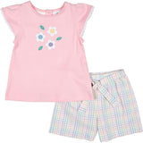 Knit Top With Flowers