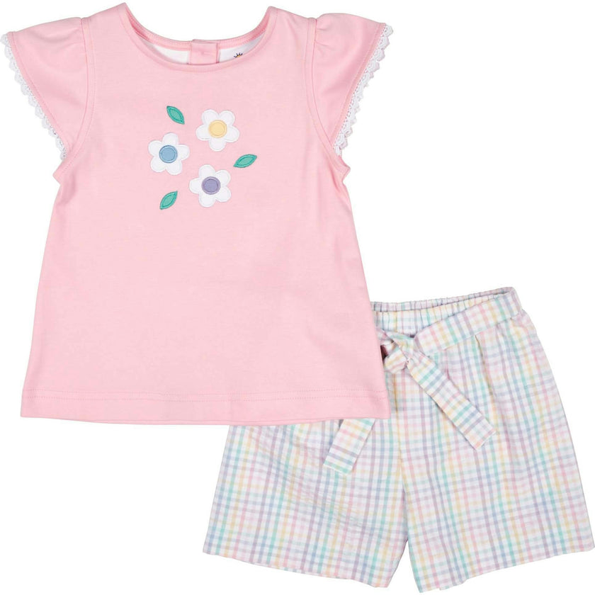 Knit Top With Flowers
