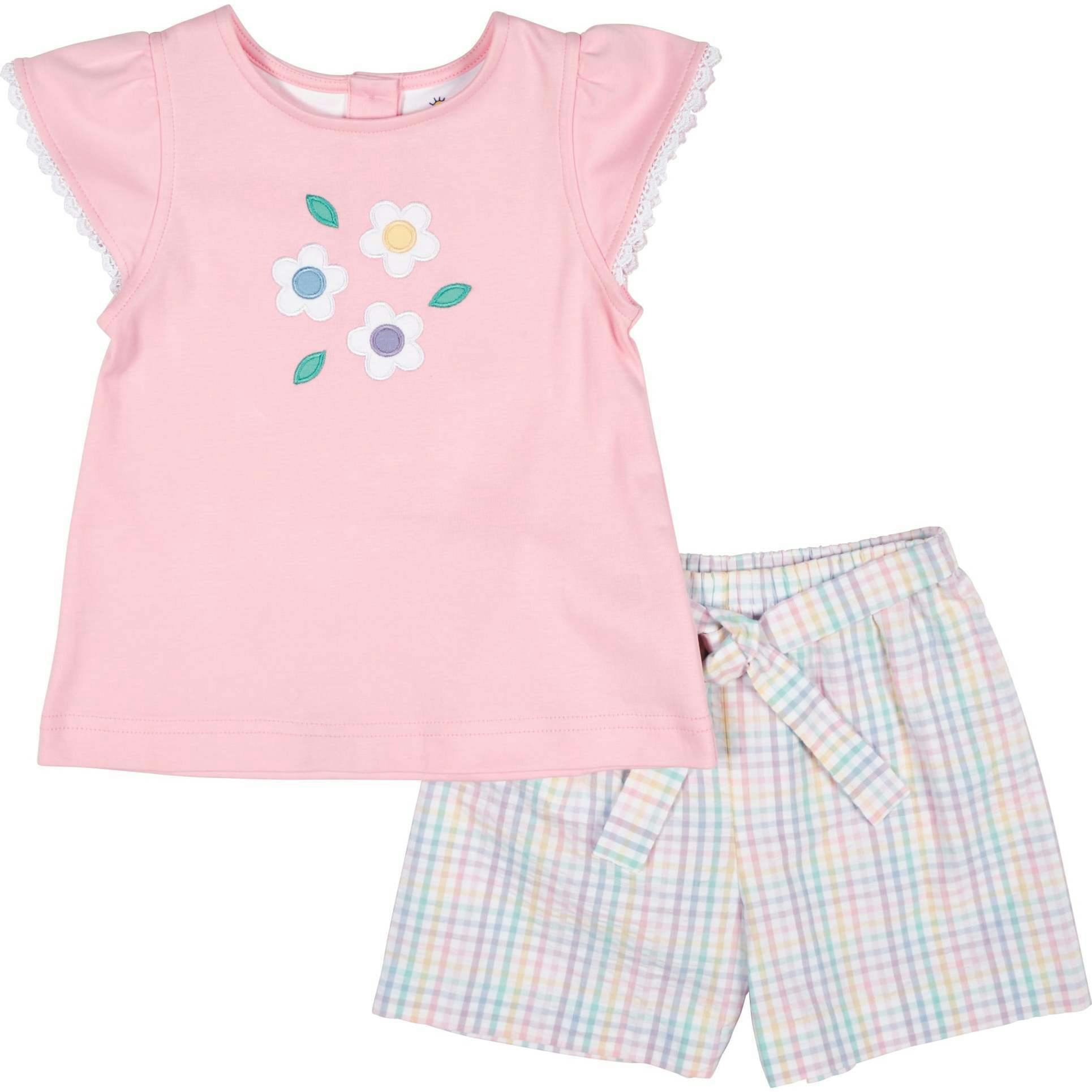Knit Top With Flowers