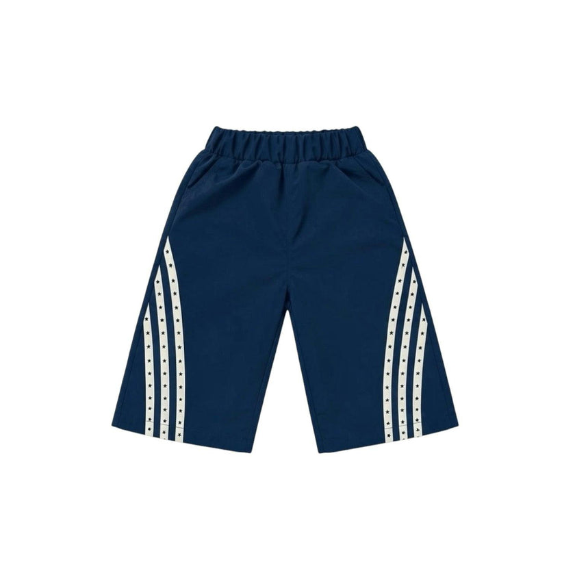 Navy Star Stripe Windbreaker Pant