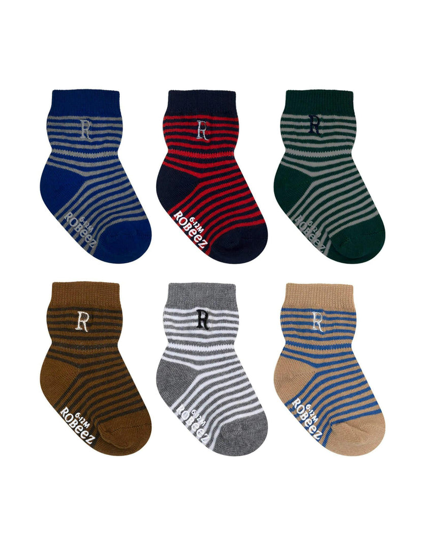 Striped Monograms Socks