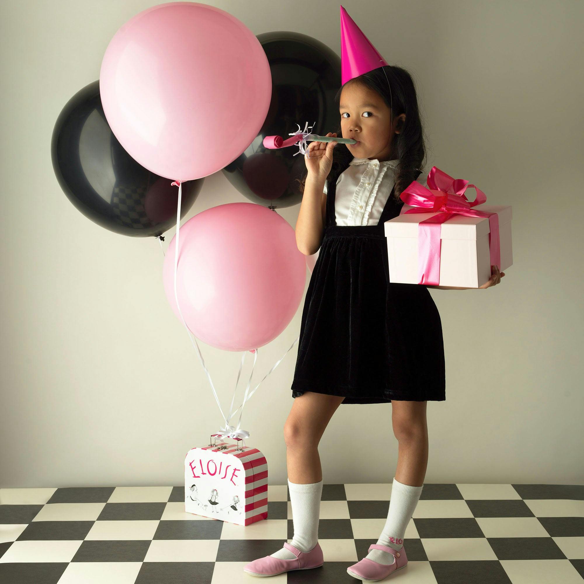 Eloise Silk Velvet Pinafore Set