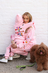 Women's Doodle Art Set Pink Pink