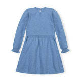 Organic Ruffle Bodice Sweater Dress