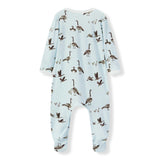 Goose Luxe Stretch Zipper Footed Romper