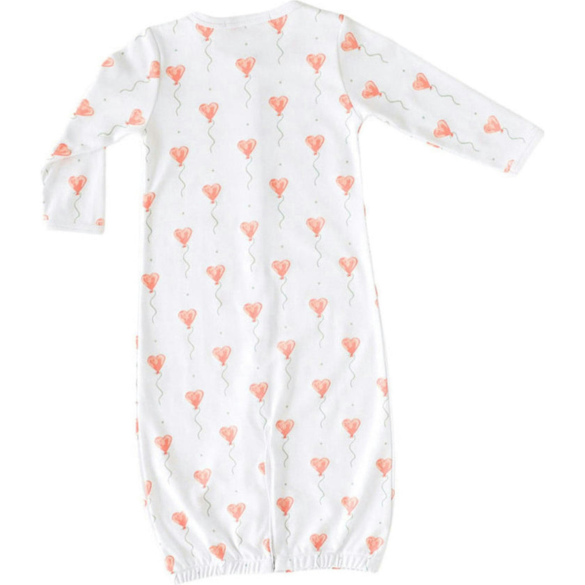 White Heart Balloon Converter Gown