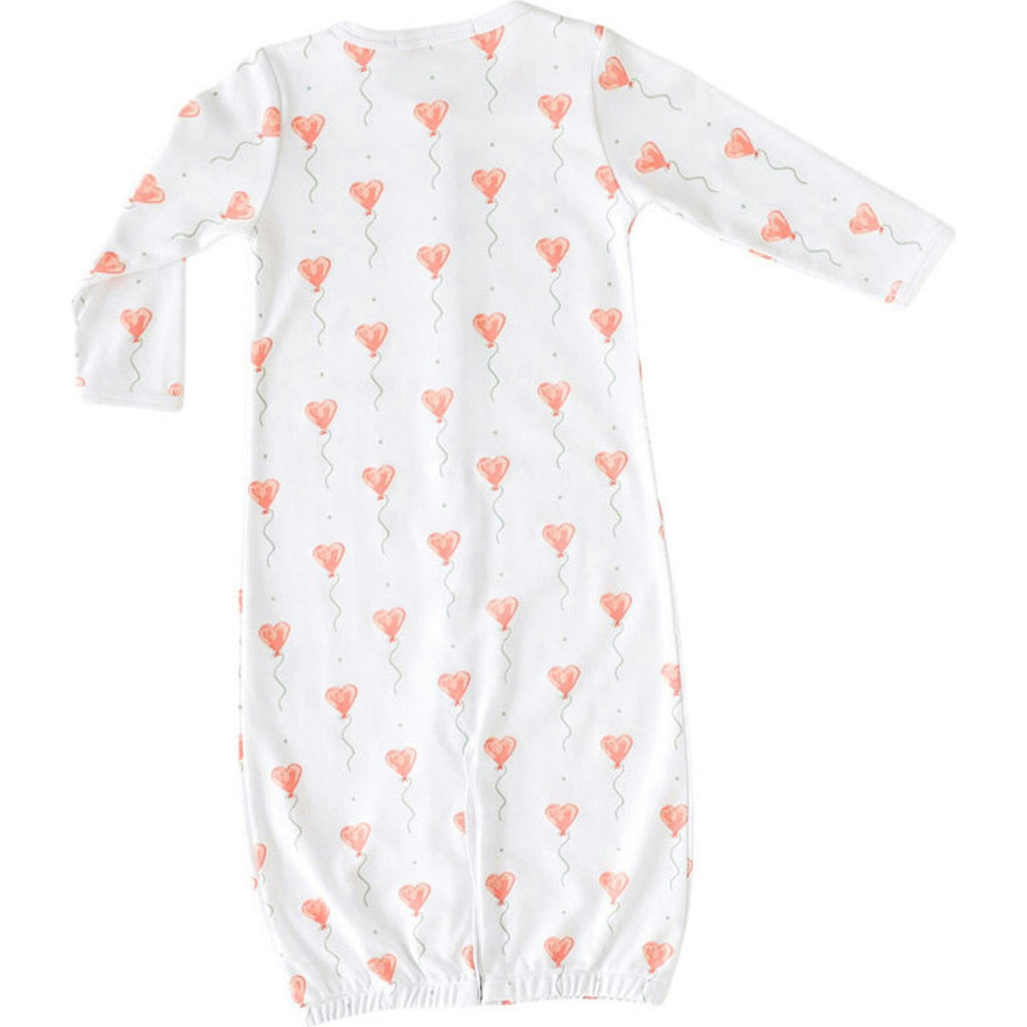 White Heart Balloon Converter Gown