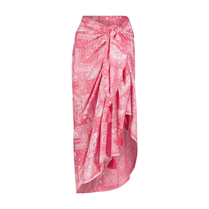 Cotton Saline Pareo Pink Bandana, Pink Bandana