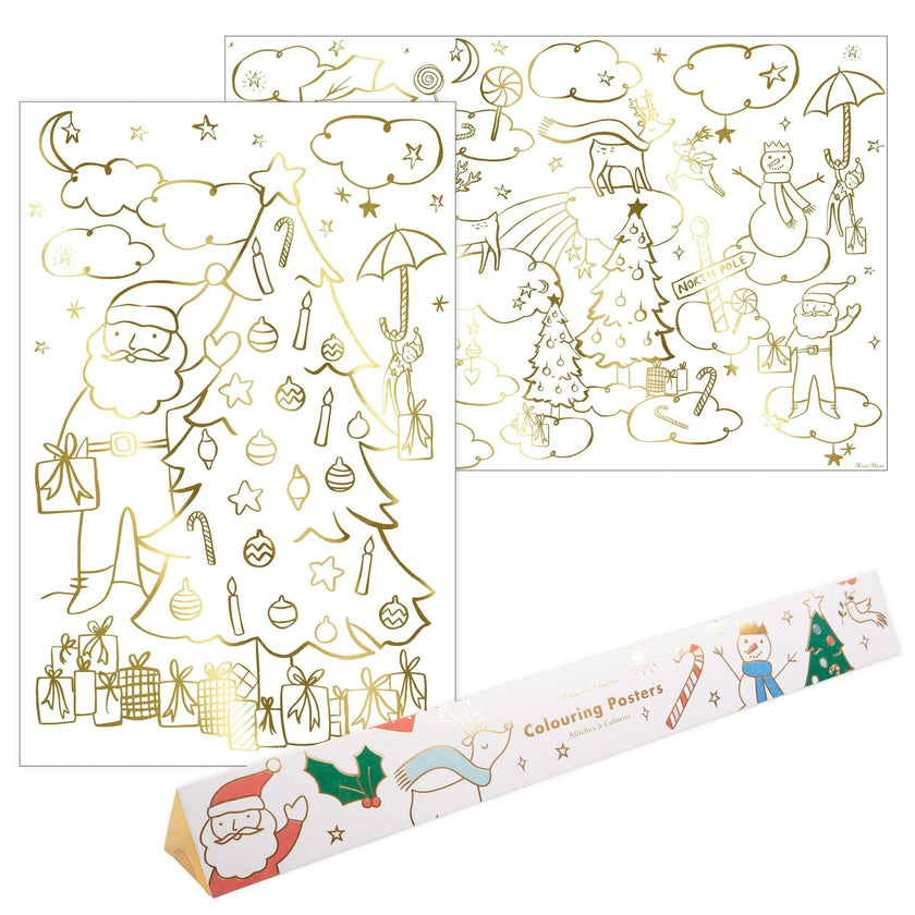 Christmas Coloring Posters