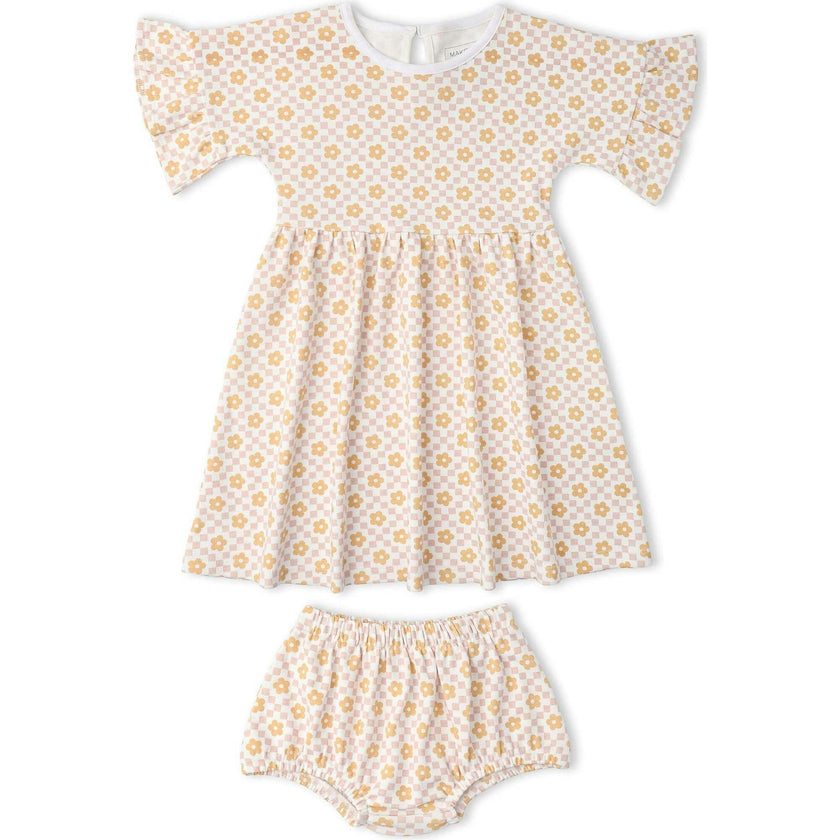 Organic Dolman Sleeve Dress - Pop Floral